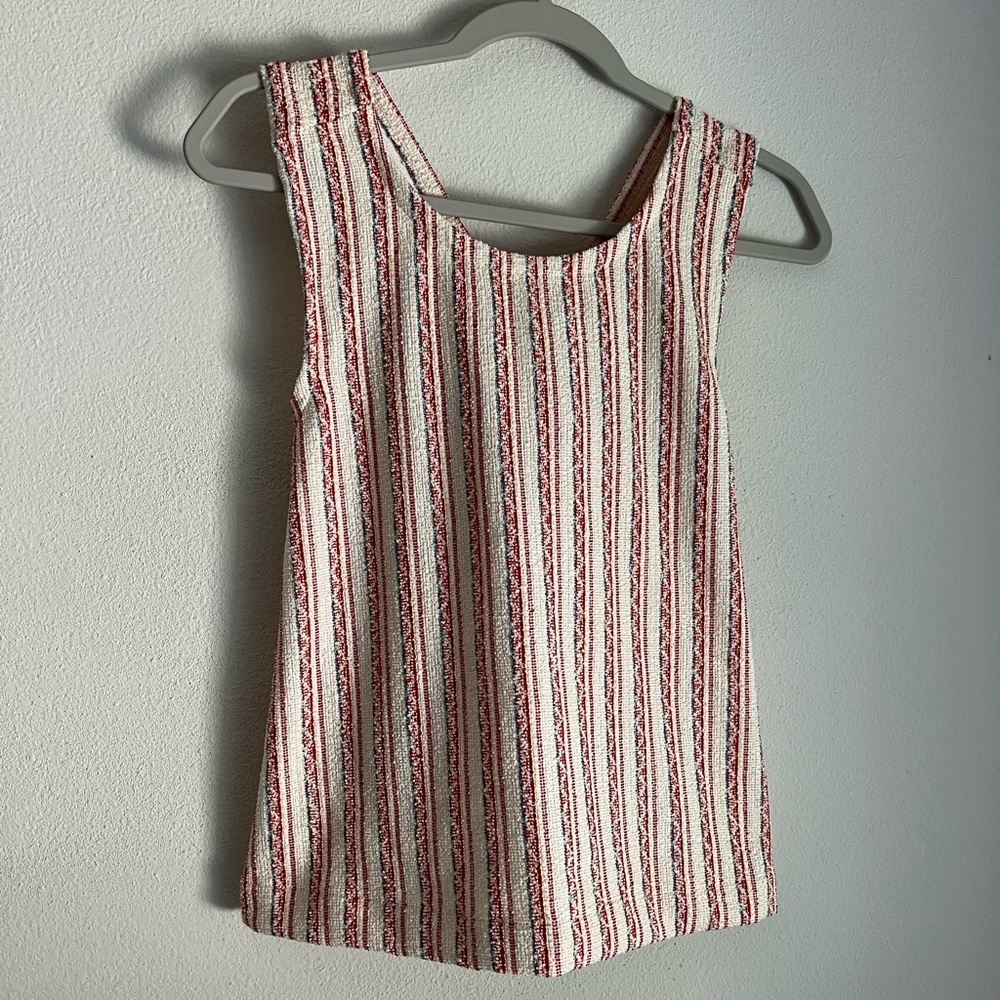 Madewell Split-Back Shell Top Stripes - Picture 3 of 7